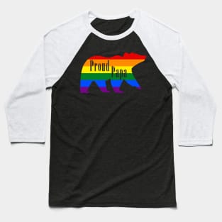 lgbtq Proud papa bear pride fathers day t-shirt Baseball T-Shirt
